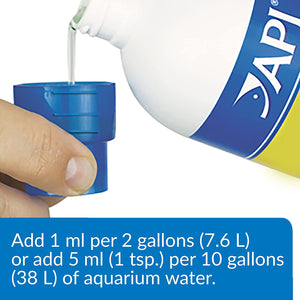 8 oz API Turtle Water Conditioner Makes Tap Water Safe