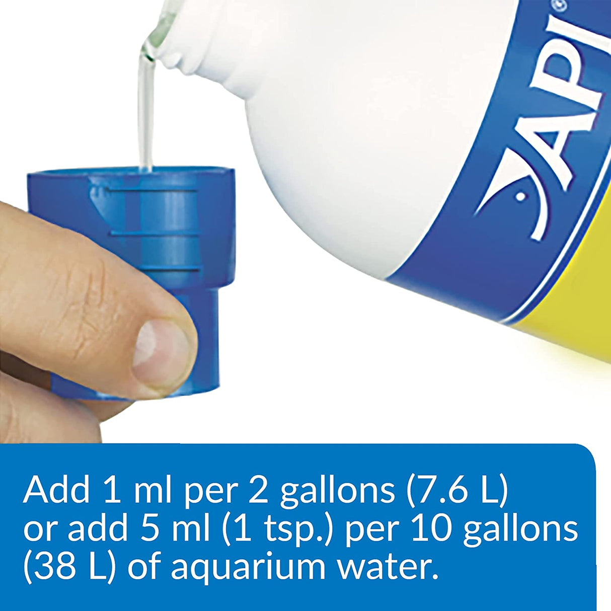 40 oz (5 x 8 oz) API Turtle Water Conditioner Makes Tap Water Safe