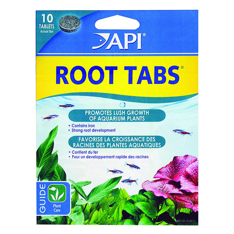 10 count API Root Tabs Plus Iron Promotes Lush Growth of Aquarium Plants
