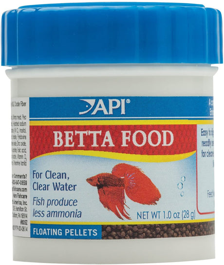 9 oz (9 x 1 oz) API Betta Food Floating Pellets