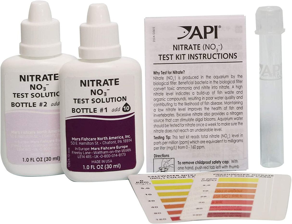 API Nitrate Test Kit for Fresh and Saltwater Aquariums - PetMountain.com