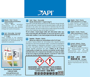 3 count API Ammonia NH3/NH4+ Test Kit