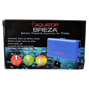 Aquatop Breza Battery Powered Aquarium Air Pump - PetMountain.com