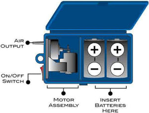 Aquatop Breza Battery Powered Aquarium Air Pump - PetMountain.com