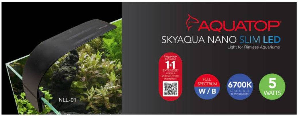 Aquatop SkyAqua Nano Slim LED Aquarium Light - PetMountain.com