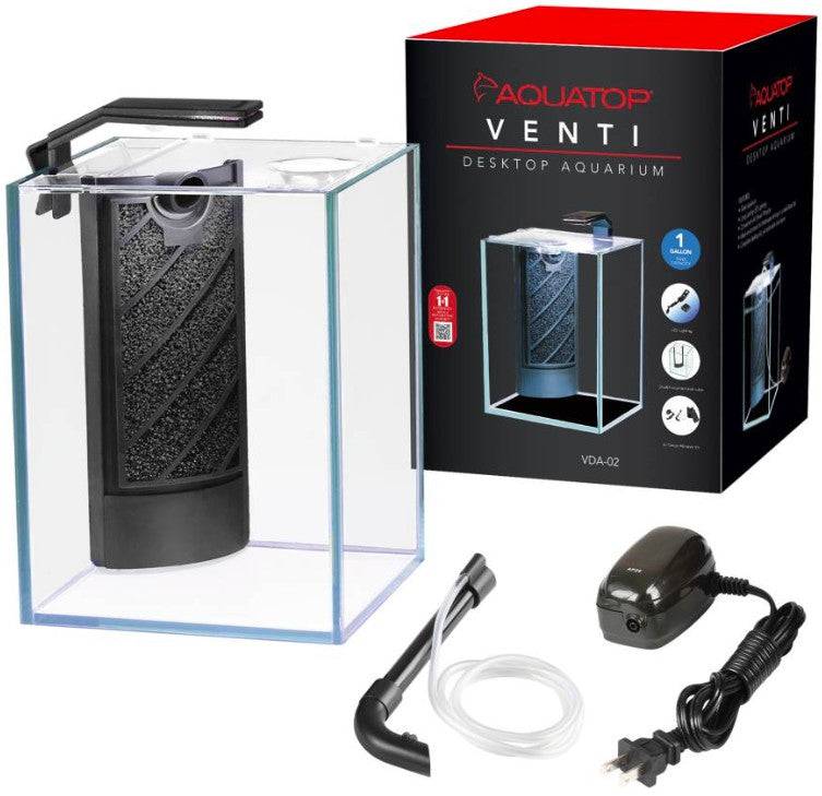 Aquatop Venti Desktop Aquarium Complete Kit - PetMountain.com