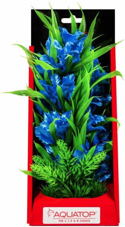 Aquatop Vibrant Passion Aquarium Plant Blue - PetMountain.com