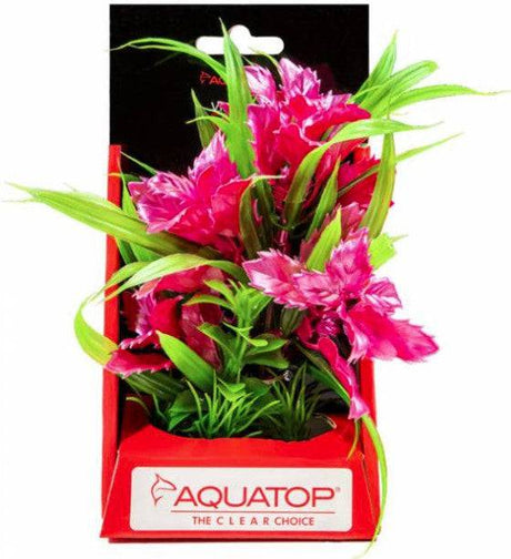 Aquatop Vibrant Passion Aquarium Plant Rose - PetMountain.com