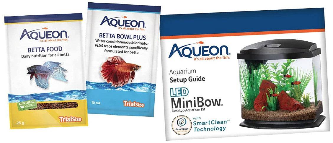 Aqueon LED BettaBow 2.5 SmartClean Aquarium Kit Black - PetMountain.com