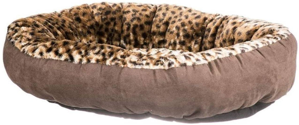 Aspen Pet Round Pet Bedding Animal Print for Dogs