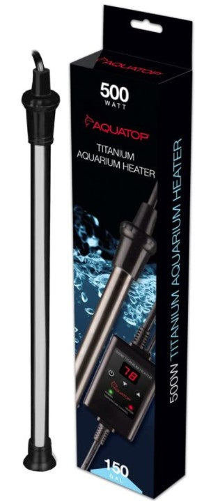 Aquatop Titanium Aquarium Heater with Controller - PetMountain.com