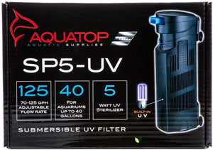Aquatop Submersible UV Filter with Pump - PetMountain.com
