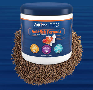 5 oz Aqueon Pro Goldfish Formula Sinking Pellet Fish Food
