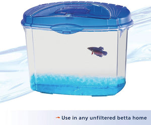 6 count Aqueon Pure Betta Beads Blue