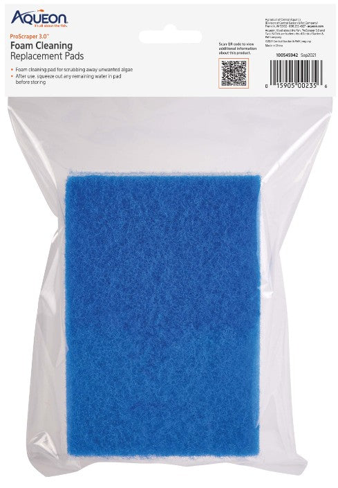 16 count (8 x 2 ct) Aqueon ProScraper 3.0 Foam Cleaning Pads