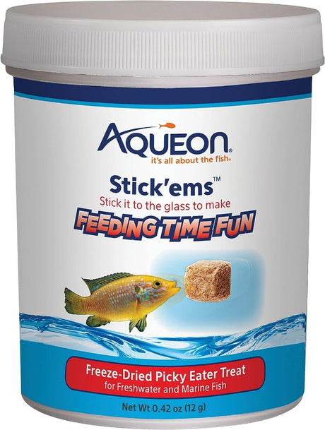 Aqueon Stick'ems Freeze Dried Picky Eater Treat for Fish - PetMountain.com