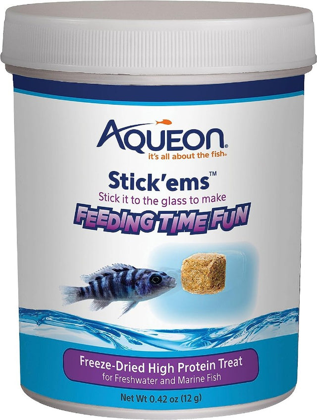 Aqueon Stick'ems Freeze Dried High Protein Treat for Fish - PetMountain.com