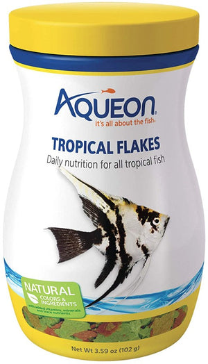 28.72 oz (8 x 3.59 oz) Aqueon Tropical Flakes Fish Food
