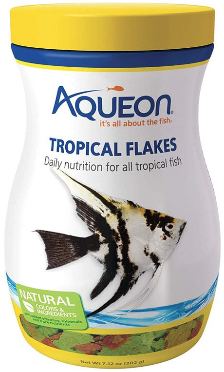 7.12 oz Aqueon Tropical Flakes Fish Food