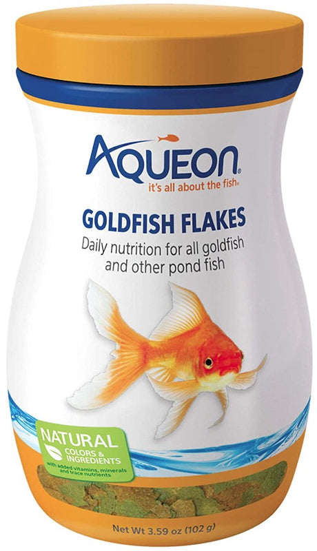 Aqueon Goldfish Flakes Daily Nutrition for All Goldfish and Other Pond Fish - PetMountain.com