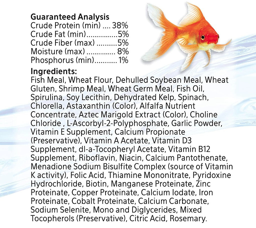 17.95 oz (5 x 3.59 oz) Aqueon Goldfish Flakes Daily Nutrition for All Goldfish and Other Pond Fish