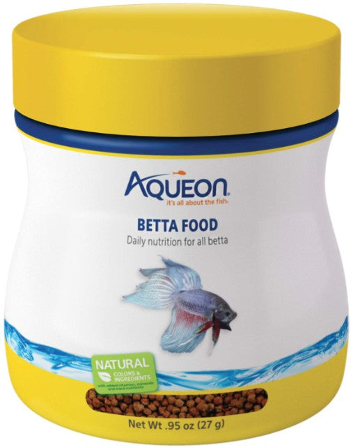 Aqueon Betta Fish Food Daily Nutrition for All Bettas - PetMountain.com