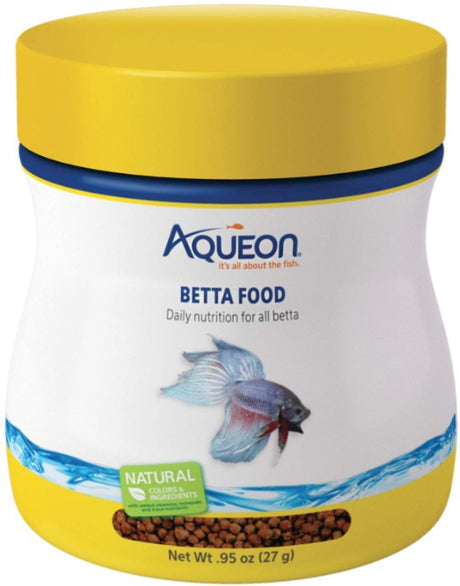 5.7 oz (6 x 0.95 oz) Aqueon Betta Fish Food Daily Nutrition for All Bettas