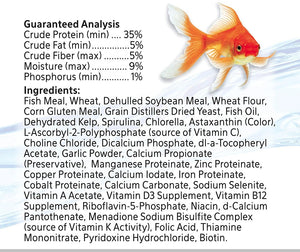 34.8 oz (6 x 5.8 oz) Aqueon Goldfish Granules Slow Sinking Fish Food Daily Nutrition for All Goldfish and Other Pond Fish