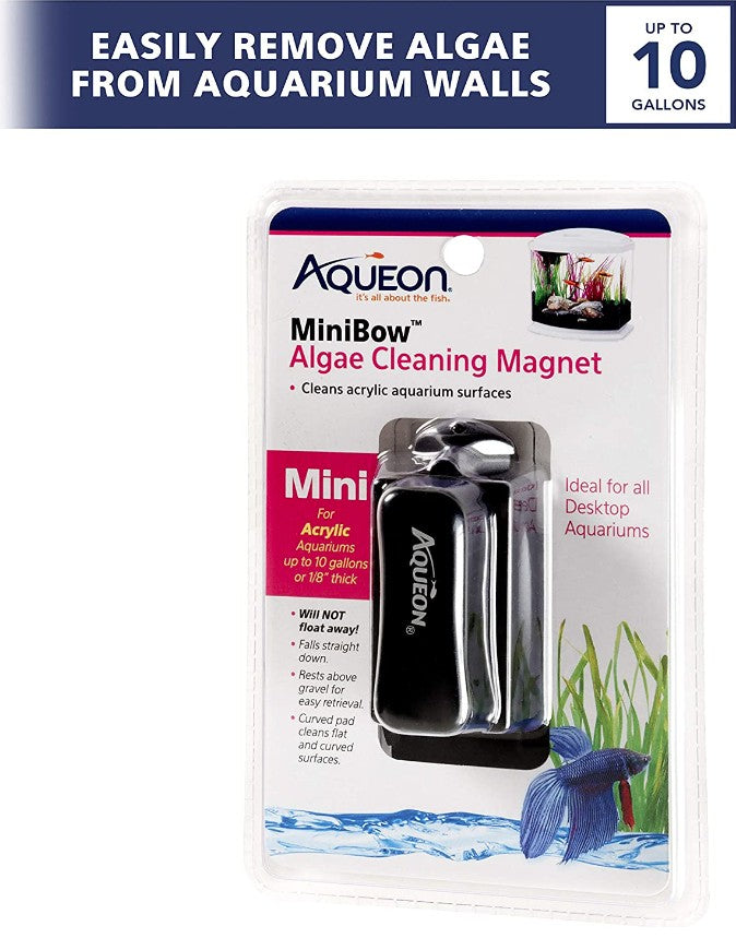 1 count Aqueon Algae Cleaning Magnet MiniBow