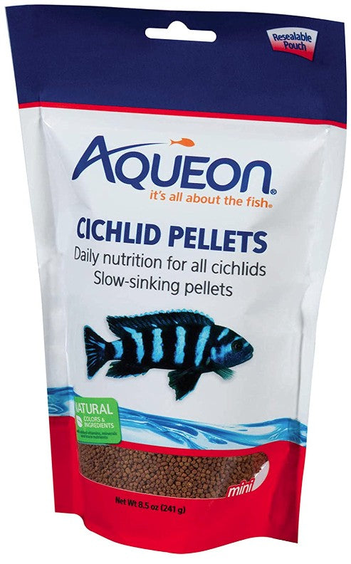 51 oz (6 x 8.5 oz) Aqueon Mini Cichlid Food Pellets