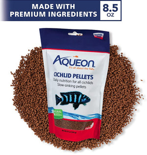 8.5 oz Aqueon Mini Cichlid Food Pellets