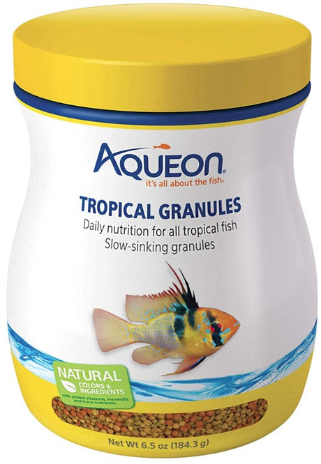 39 oz (6 x 6.5 oz) Aqueon Tropical Granules Fish Food