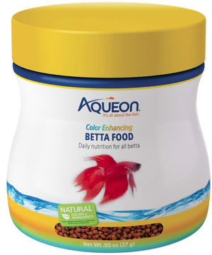 0.95 oz Aqueon Color Enhancing Betta Food