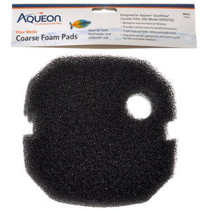Small - 6 count Aqueon Coarse Foam Pads Large for QuietFlow 300 and 400 Canister Filters