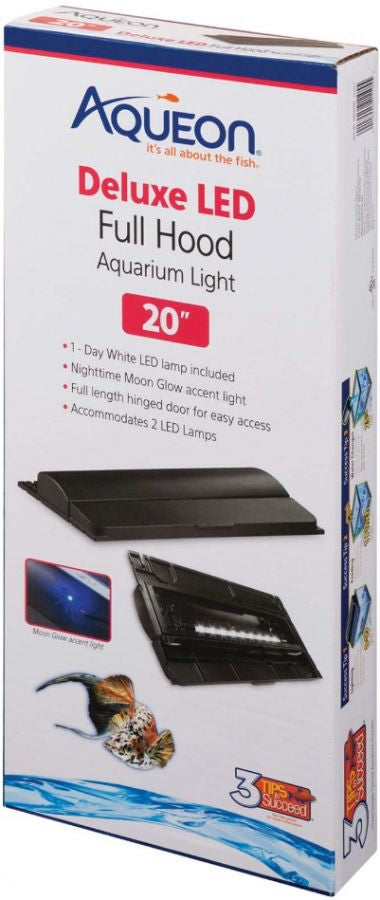 Aqueon Deluxe LED Full Hood for Aquariums PetMountain