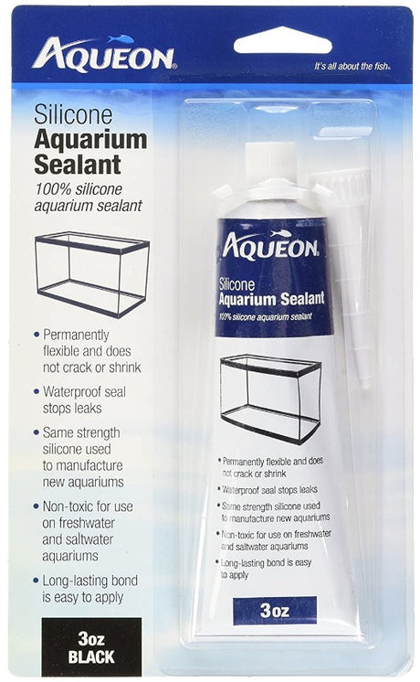 Aqueon Silicone Aquarium Sealant Black - PetMountain.com