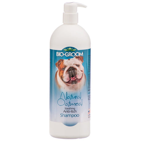 64 oz (2 x 32 oz) Bio Groom Natural Oatmeal Soothing Anti-Itch Shampoo