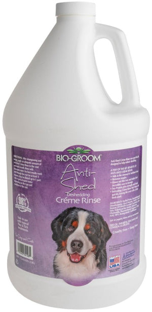 Bio Groom Anti-Shed Deshedding Crème Rinse Dog Conditioner - PetMountain.com