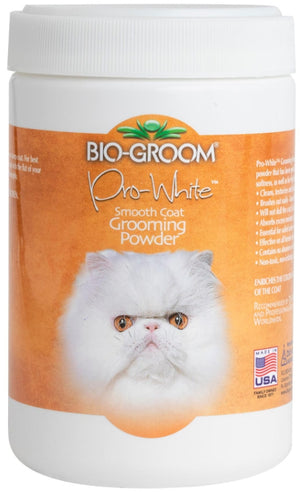 Bio Groom Pro-White Smooth Coat Grooming Powder for Cats - PetMountain.com