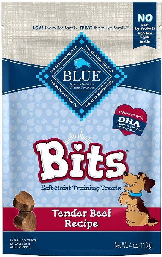 Blue Buffalo Blue Bits Training Treats Tender Beef - PetMountain.com