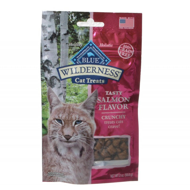 Blue Buffalo Wilderness Crunchy Cat Treats Tasty Salmon Flavor - PetMountain.com