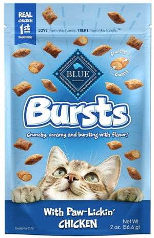 Blue Buffalo Bursts Cat Treats Paw-Lickin' Chicken - PetMountain.com