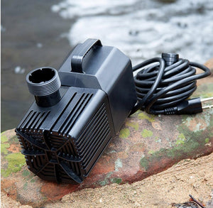 2100 GPH Beckett Spaces Places Submersible Auto Shut Off Pond or Waterfall Pump Black