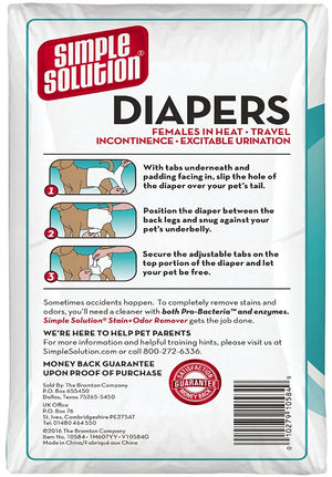 Simple Solution Disposable Diapers - PetMountain.com