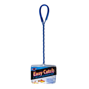 4" net - 8 count Blue Ribbon Easy Catch Soft and Fine Nylon Aquarium Net
