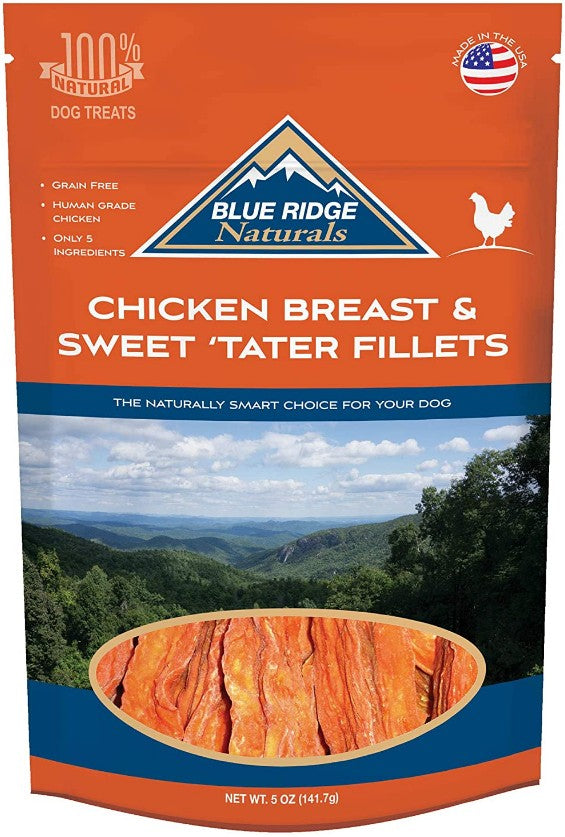 60 oz (12 x 5 oz) Blue Ridge Naturals Chicken Breast and Sweet Tater Fillets