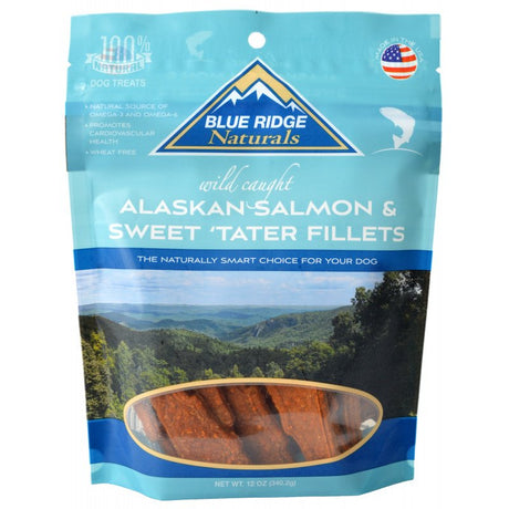 12 oz Blue Ridge Naturals Alaskan Salmon and Sweet Tater Fillets