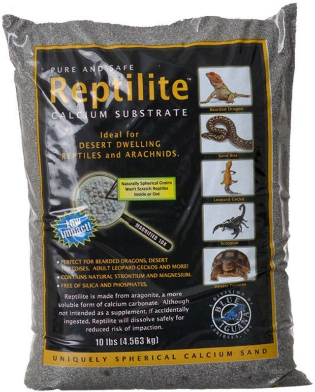 10 lb Blue Iguana Reptilite Calcium Substrate for Reptiles Smokey Sand