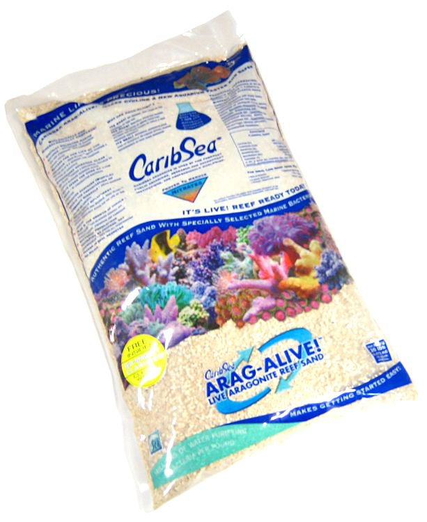 CaribSea Arag-Alive Saltwater Gravel Special Grade Reef Sand - PetMountain.com