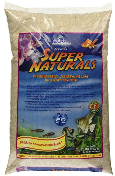 20 lb CaribSea Super Naturals Freshwater Substrate Crystal River